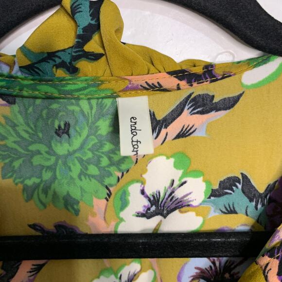 Enda Forty Four Floral Long Sleeve Cold Shoulder Dress Womens small eclectic - Picture 5 of 9